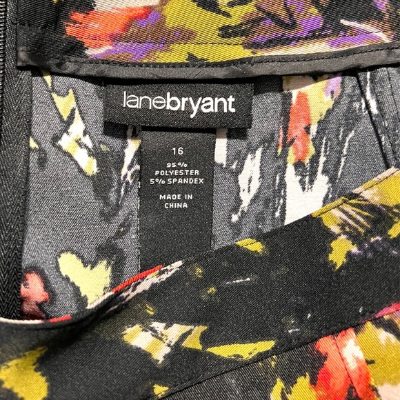 Lane Bryant Swing Pleated Skirts Multi Colored skirt Size 16 - Picture 5 of 13